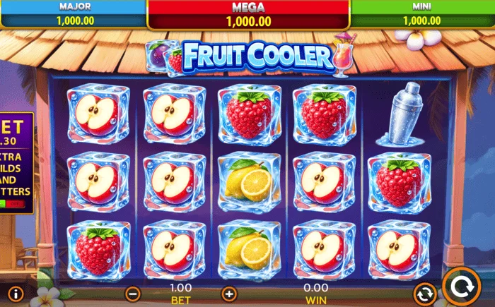 Fruit Cooler spēles ekrāns